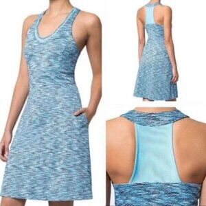 MPG Mondetta Performance Gear Teal & Gray Racerback Dress Size M #0871